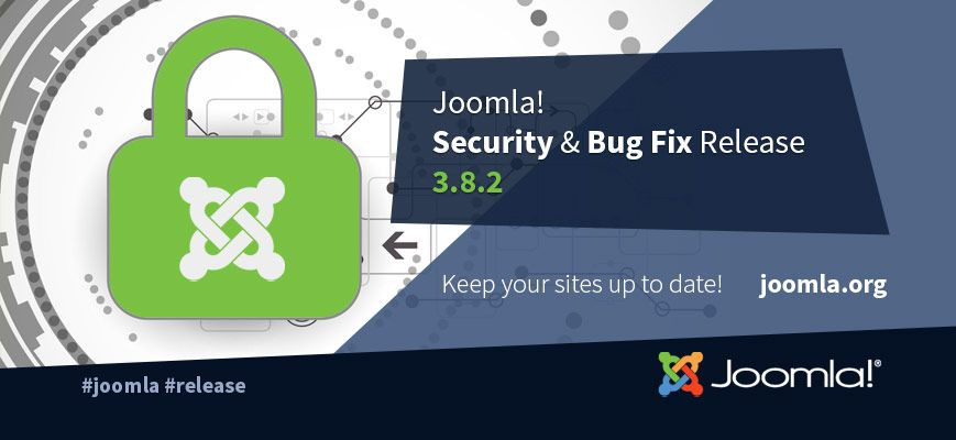 Joomla! 3.8.2 Released