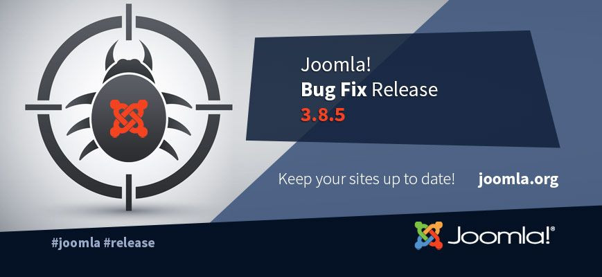 Joomla! 3.8.5 Released