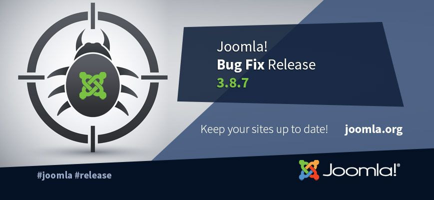 Joomla! 3.8.7 Released