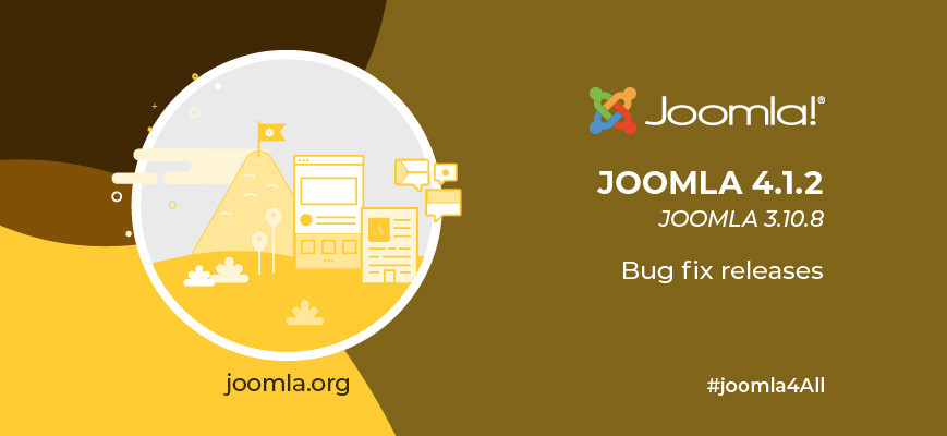 Joomla 4.1.2 and 3.10.8 Released