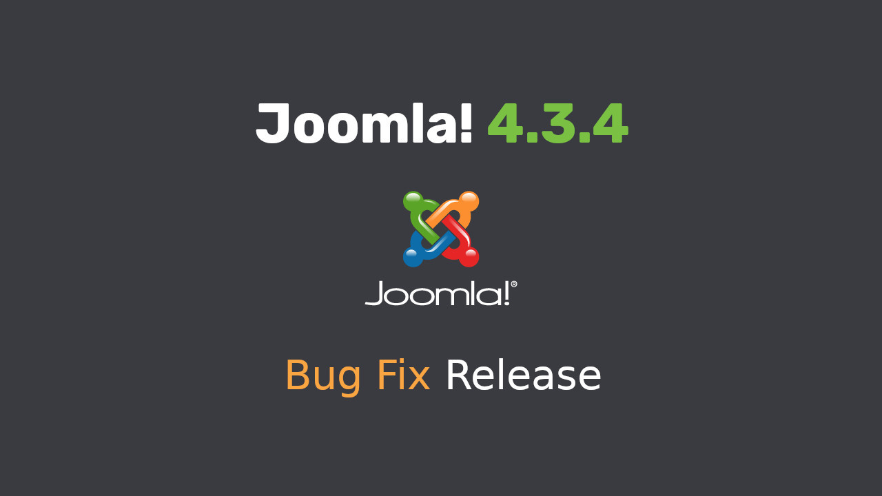 Joomla 4.3.4 Released